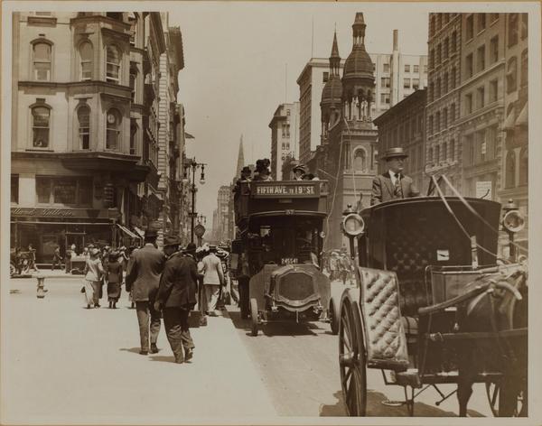 North on Fifth Avenue from S. W. corner of 42nd Street, 1912