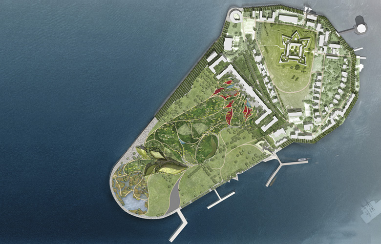 Governors Island Park and Public Space Masterplan, by Marvel Architects