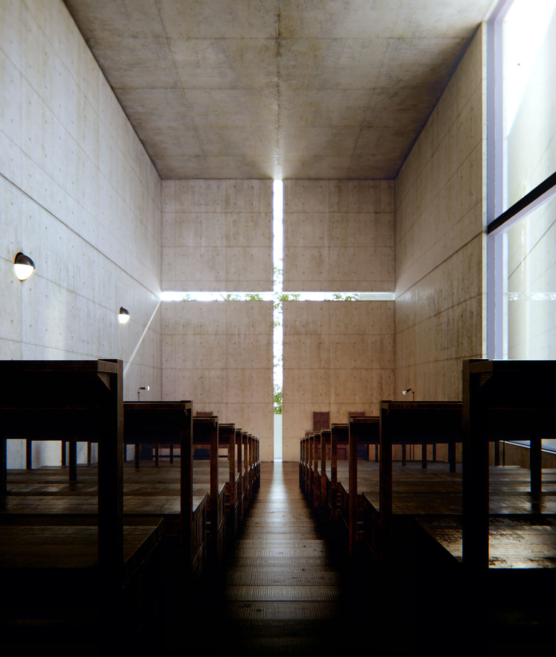 The church of light, by Tadao Ando, Osaka