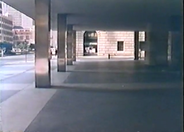 Under-used plaza pictured in William H. Whyte's film The Social Life of Small Urban Spaces.