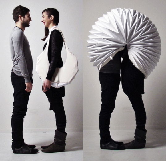Veasyble : origamie et intimité portable